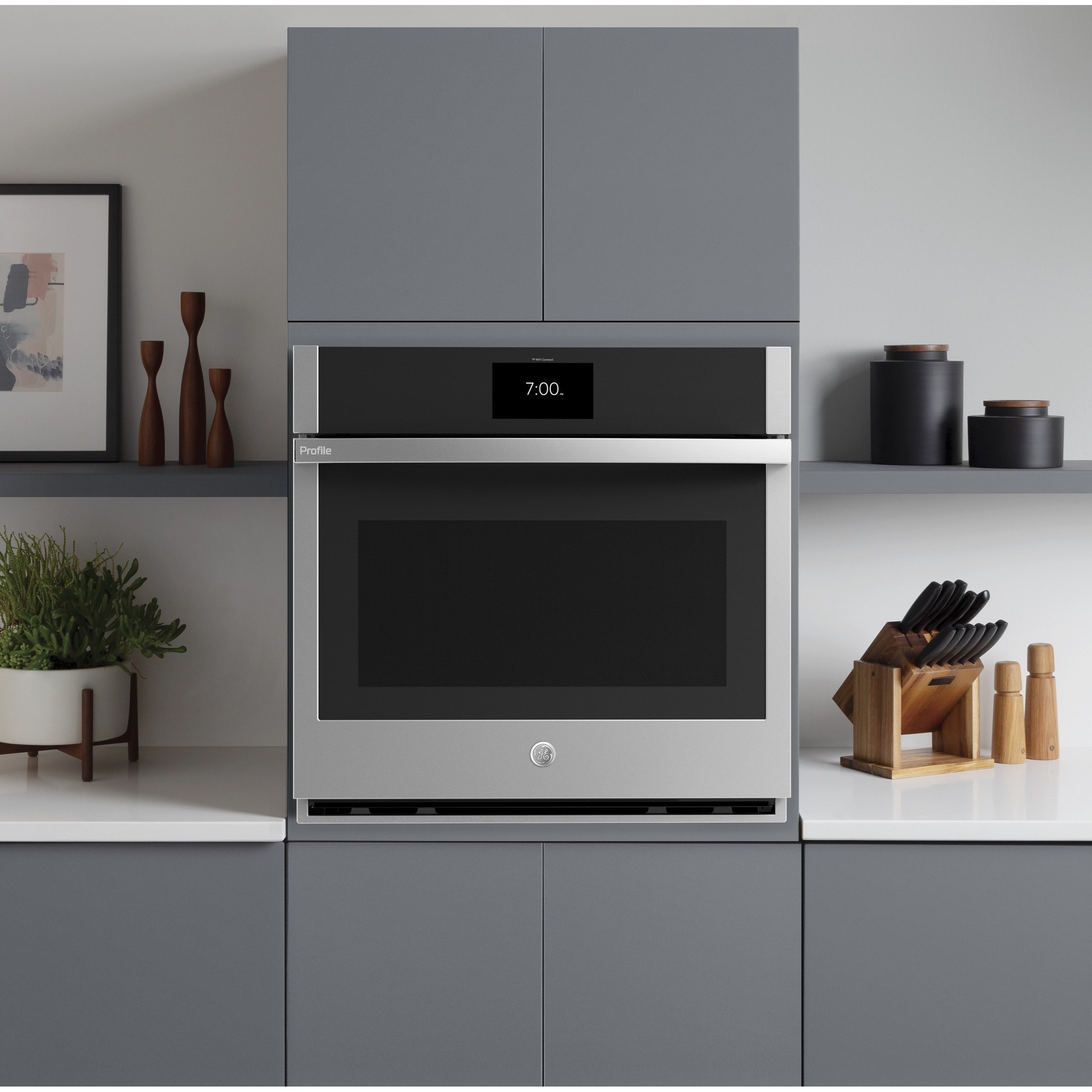 Ge profile 27 store inch wall oven